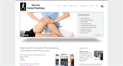 Desktop Screenshot of kerinphysio.ie